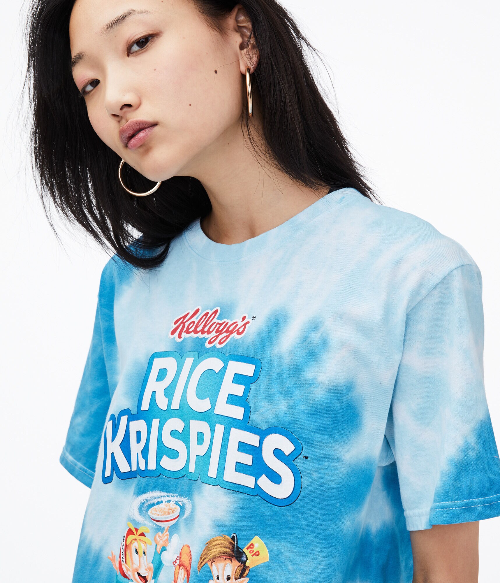 【SALE】タイティ Tシャツ Rice Krispies Tie-Dye Cropped Graphic Tee