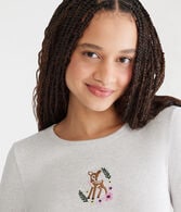 Long Sleeve Seriously Soft Deer Graphic Baby Tee