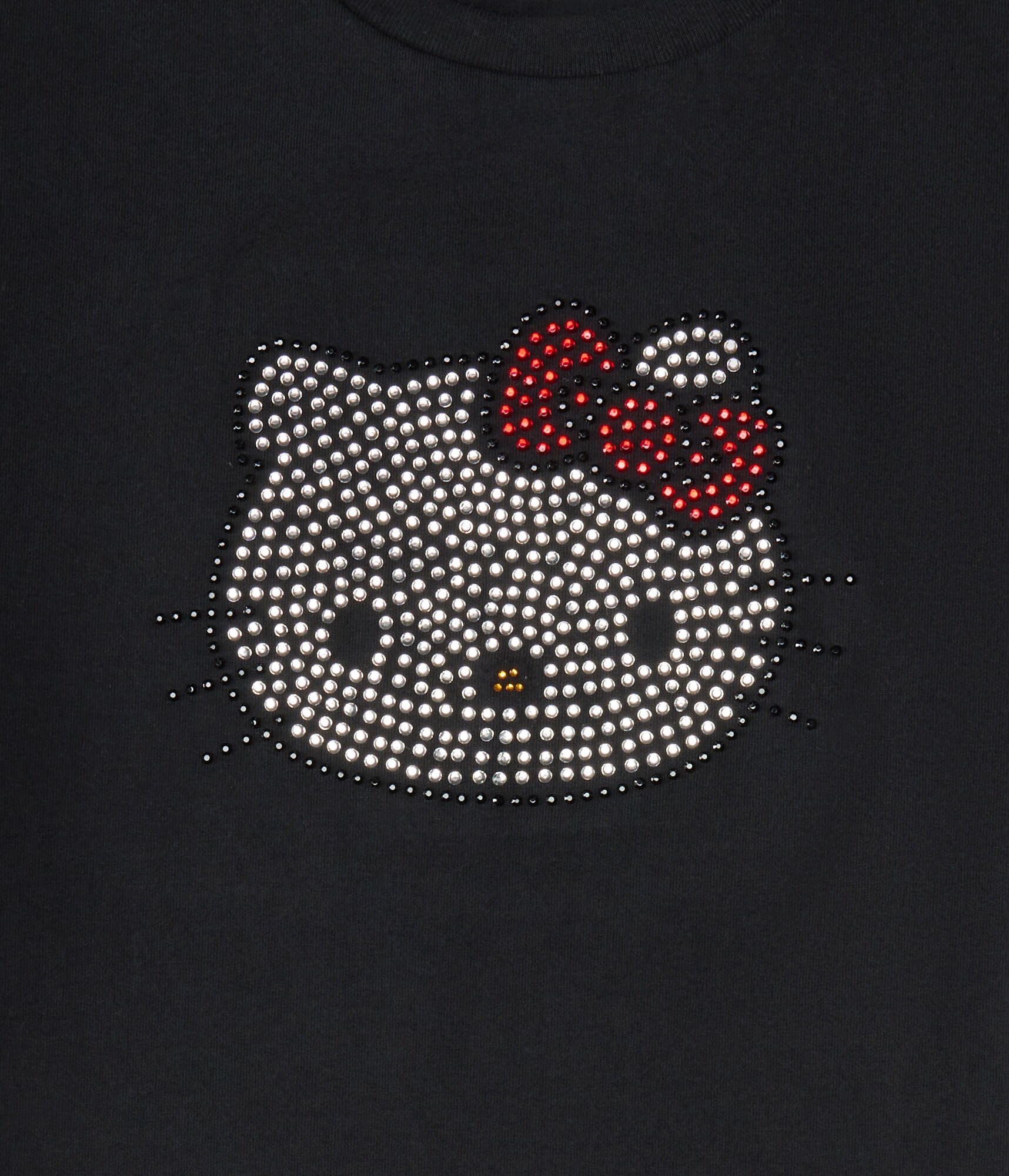 Hello Kitty Rhinestone Face Oversized Graphic Tee