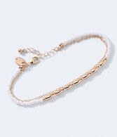 Beaded Double-Strand Anklet