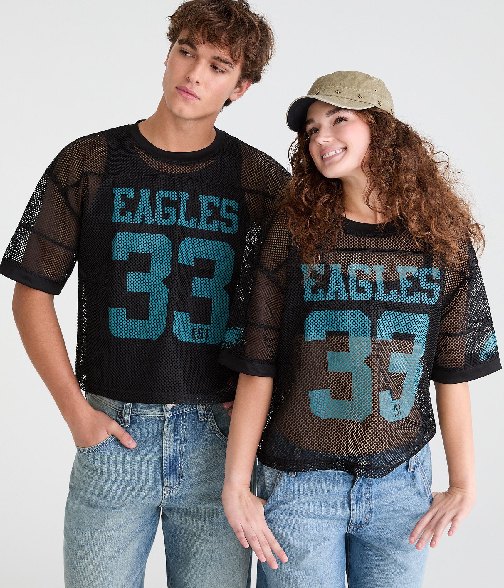 Philadelphia Eagles Boxy Mesh Tee
