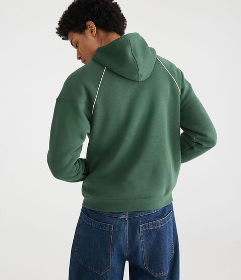Champion Logo Piped Pullover Hoodie Champion Logo Piped Pullover Hoodie