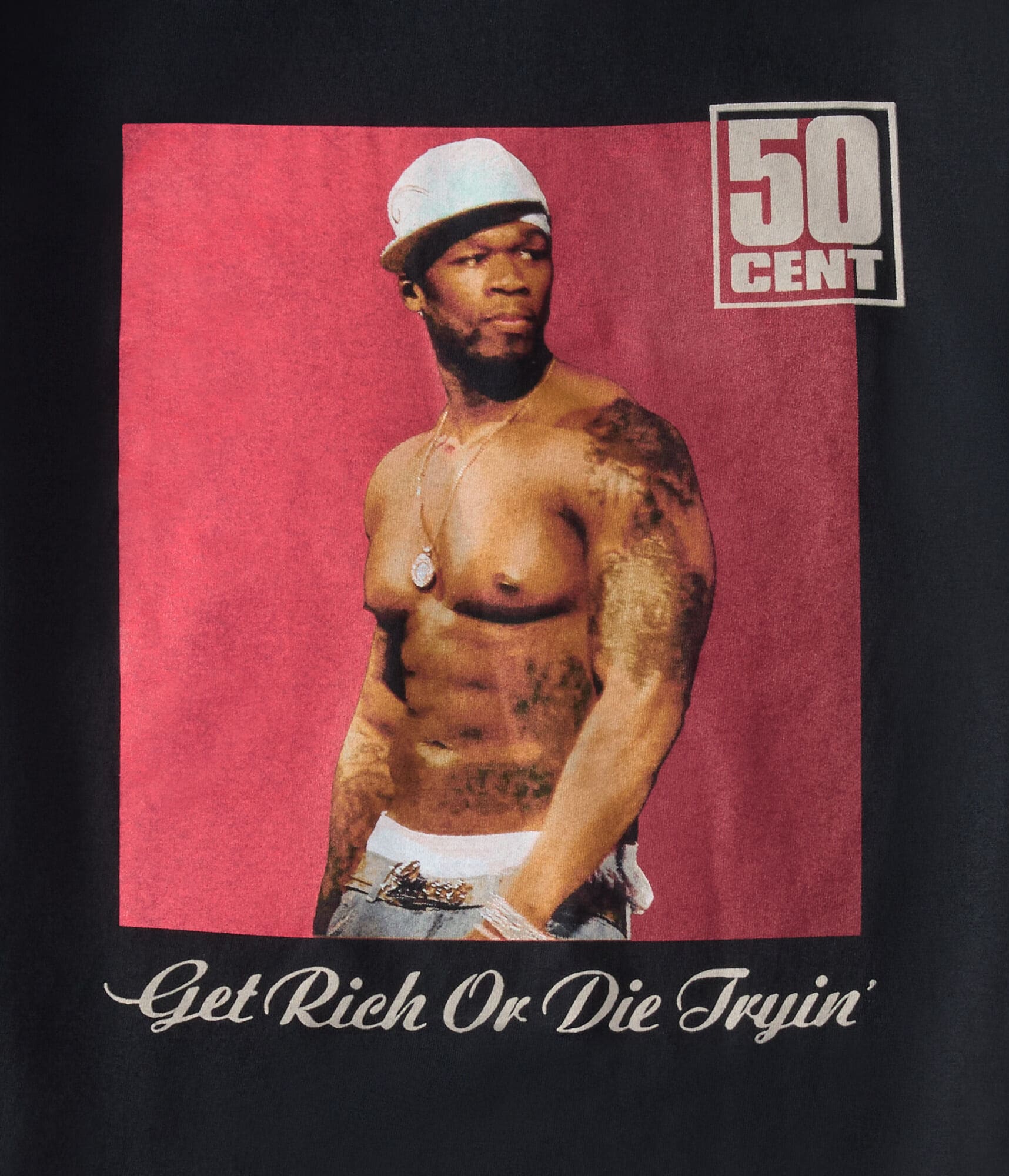 50 Cent Relaxed Graphic Tee