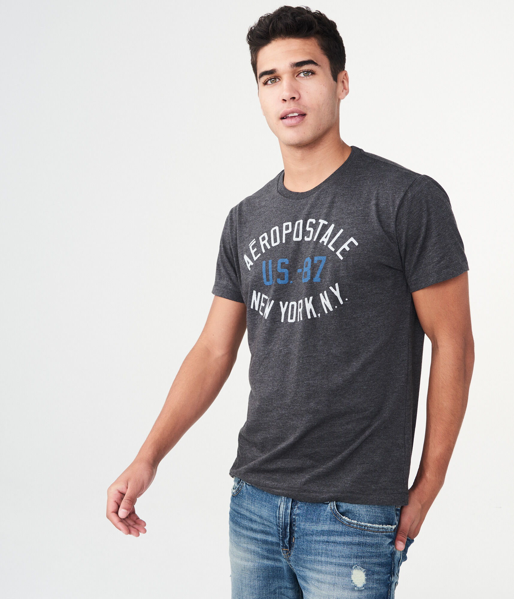 Aero US-87 NY Logo Graphic Tee