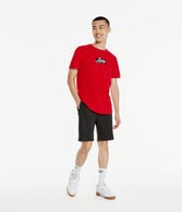 Aero Script Box Logo Graphic Tee