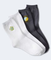 Yin Yang & Flower Crew Sock 2-Pack