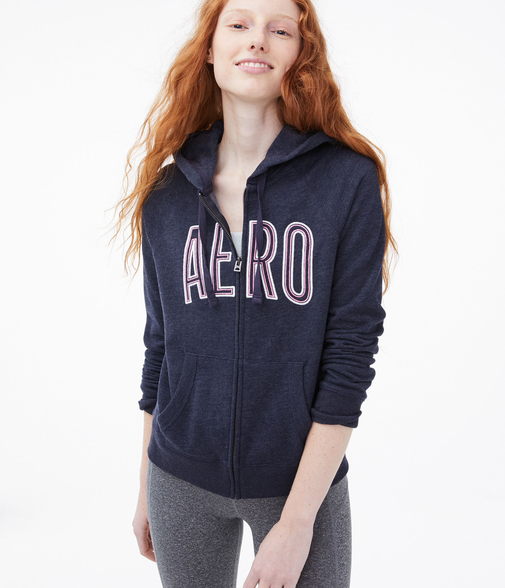 Aero Logo Full-Zip Hoodie