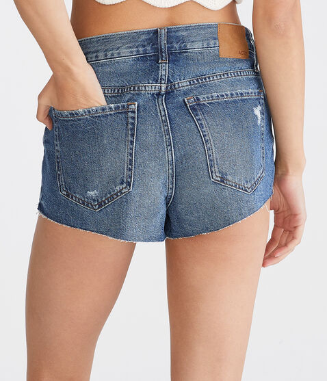 Vintage High-Rise Denim Shorty Shorts Vintage High-Rise Denim Shorty Shorts