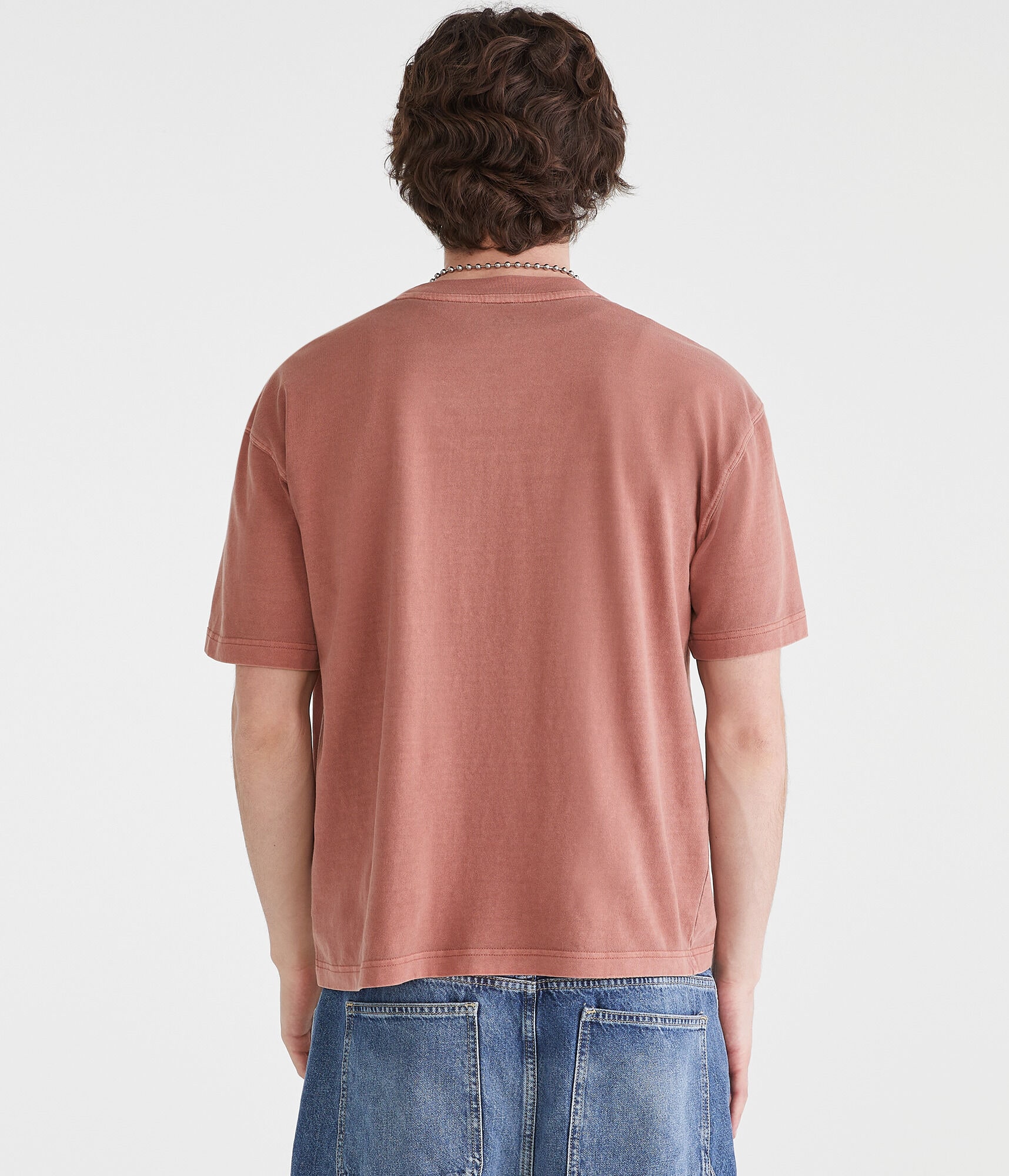 Washed Boxy Fit Crew Tee