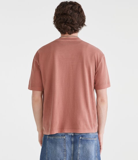 Washed Boxy Fit Crew Tee Washed Boxy Fit Crew Tee