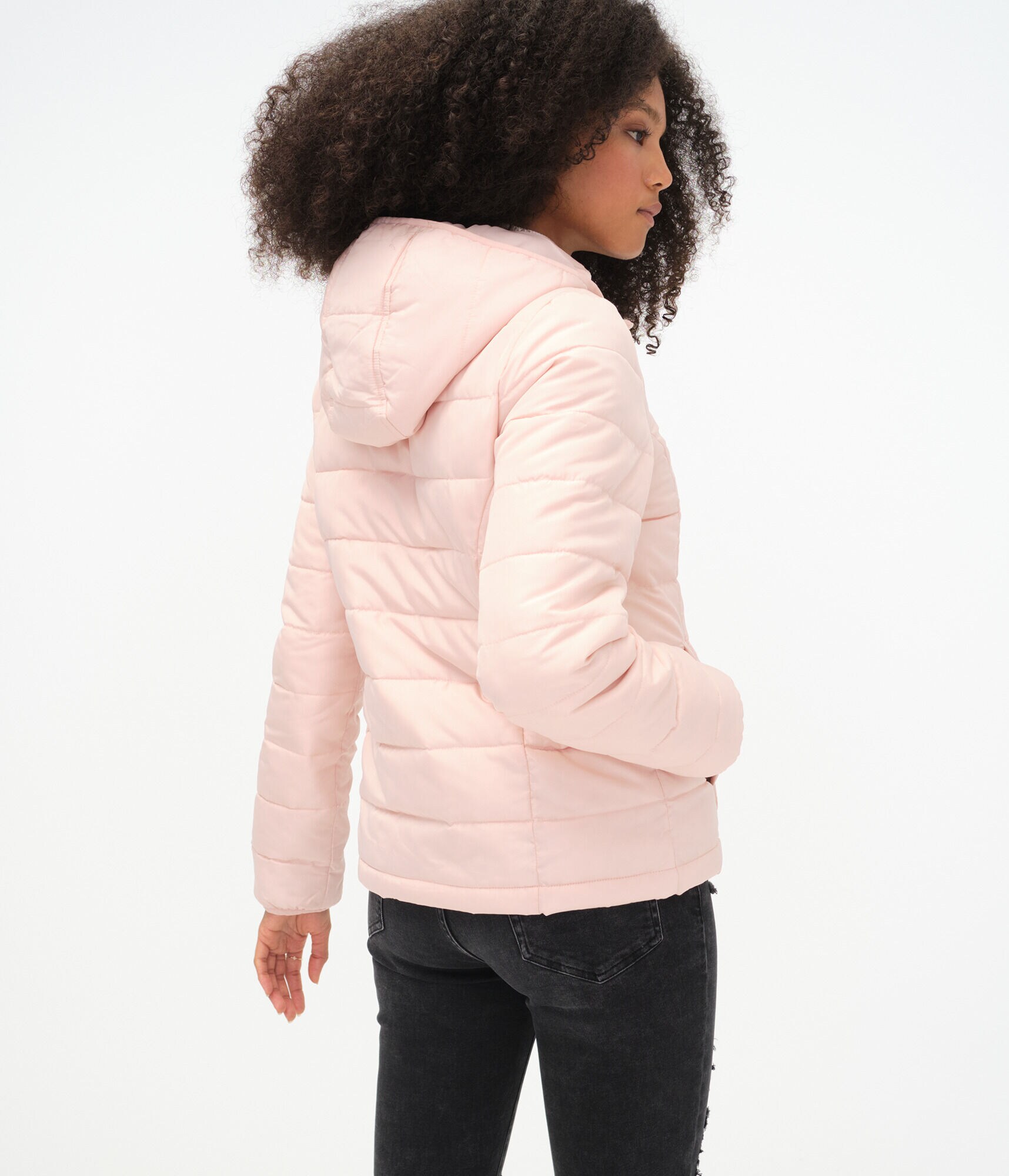 Lightweight Hooded Puffer Jacket