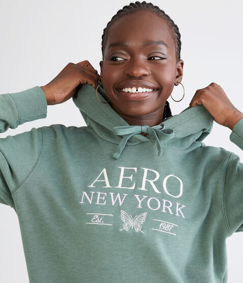 Aero New York Butterfly Pullover Hoodie