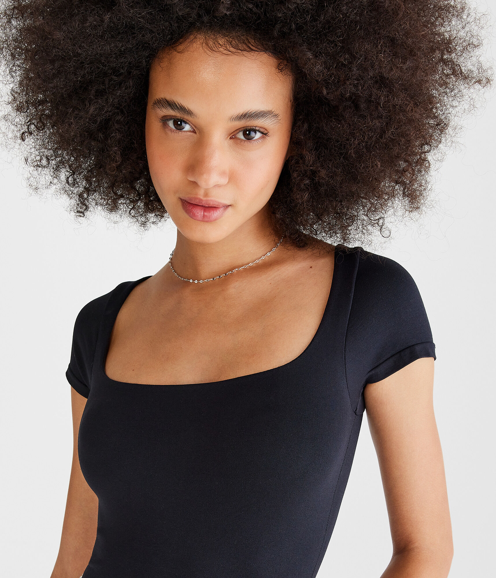 Seriously Soft Sculpt Square-Neck Tee