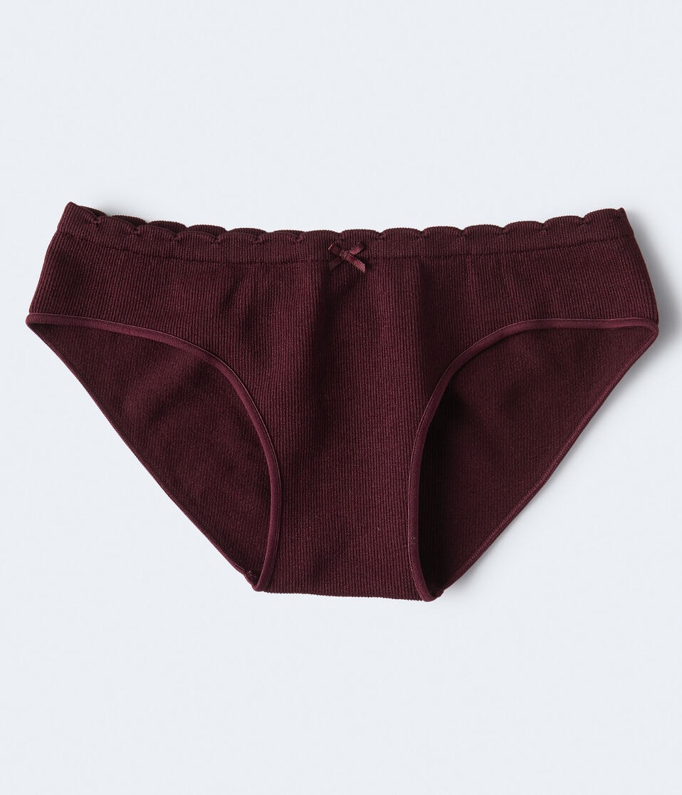 Scalloped Seamless Hipster