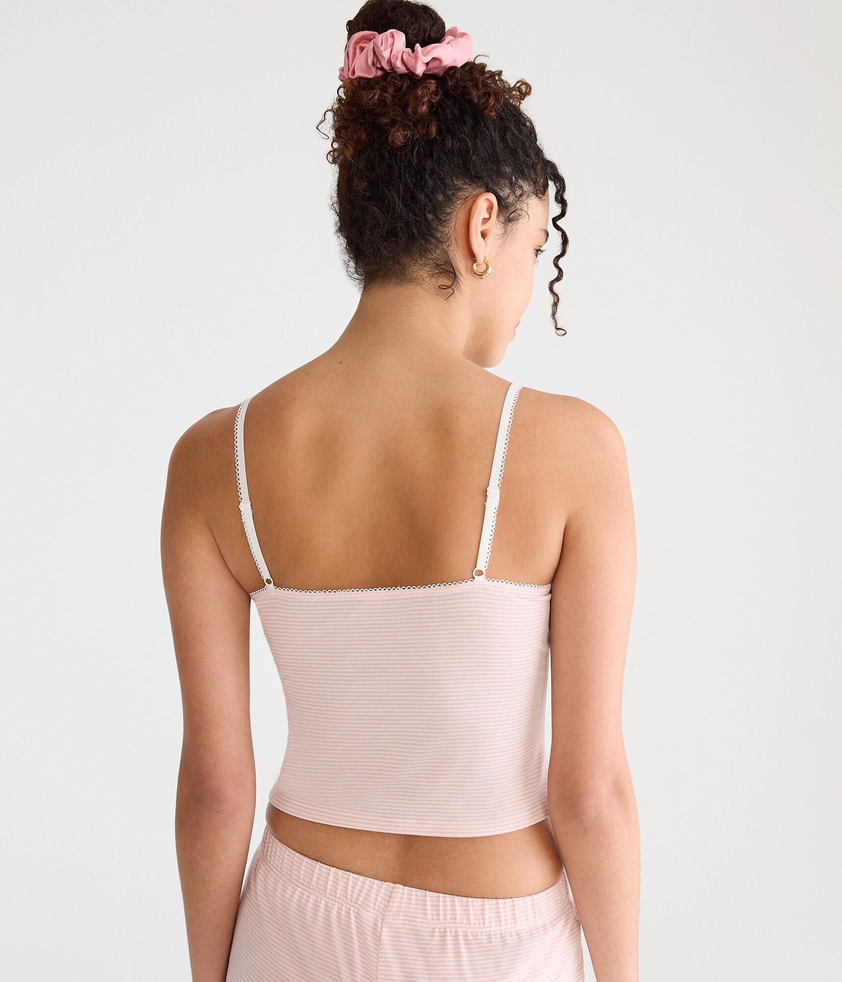 Printed Henley Sleep Tank