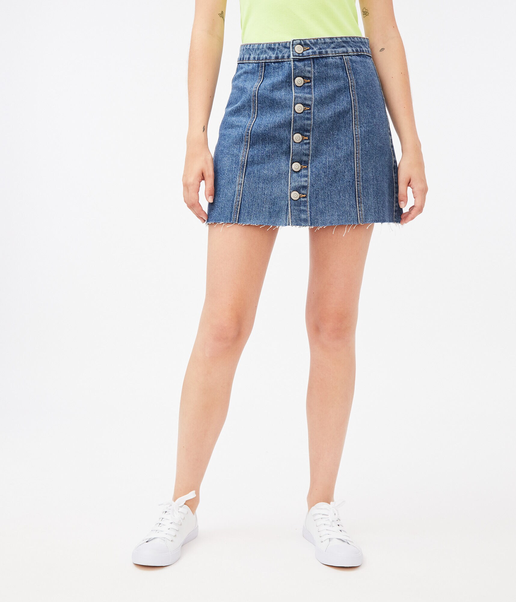 aeropostale denim skirt