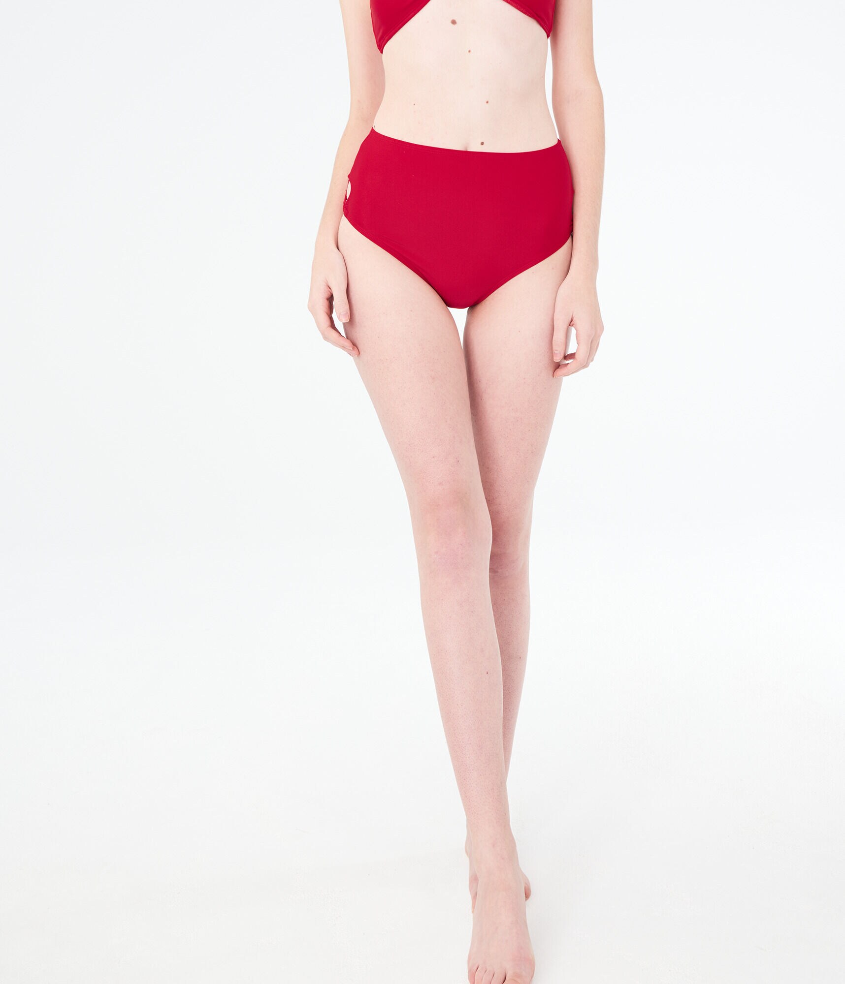 Solid High-Waisted O-Ring Bottom