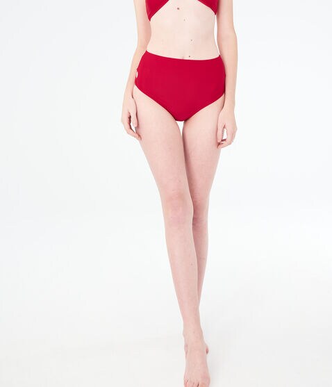 Solid High-Waisted O-Ring Bottom Solid High-Waisted O-Ring Bottom