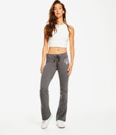 Aeropostale 87 Rose Low-Rise Fit & Flare Sweatpants