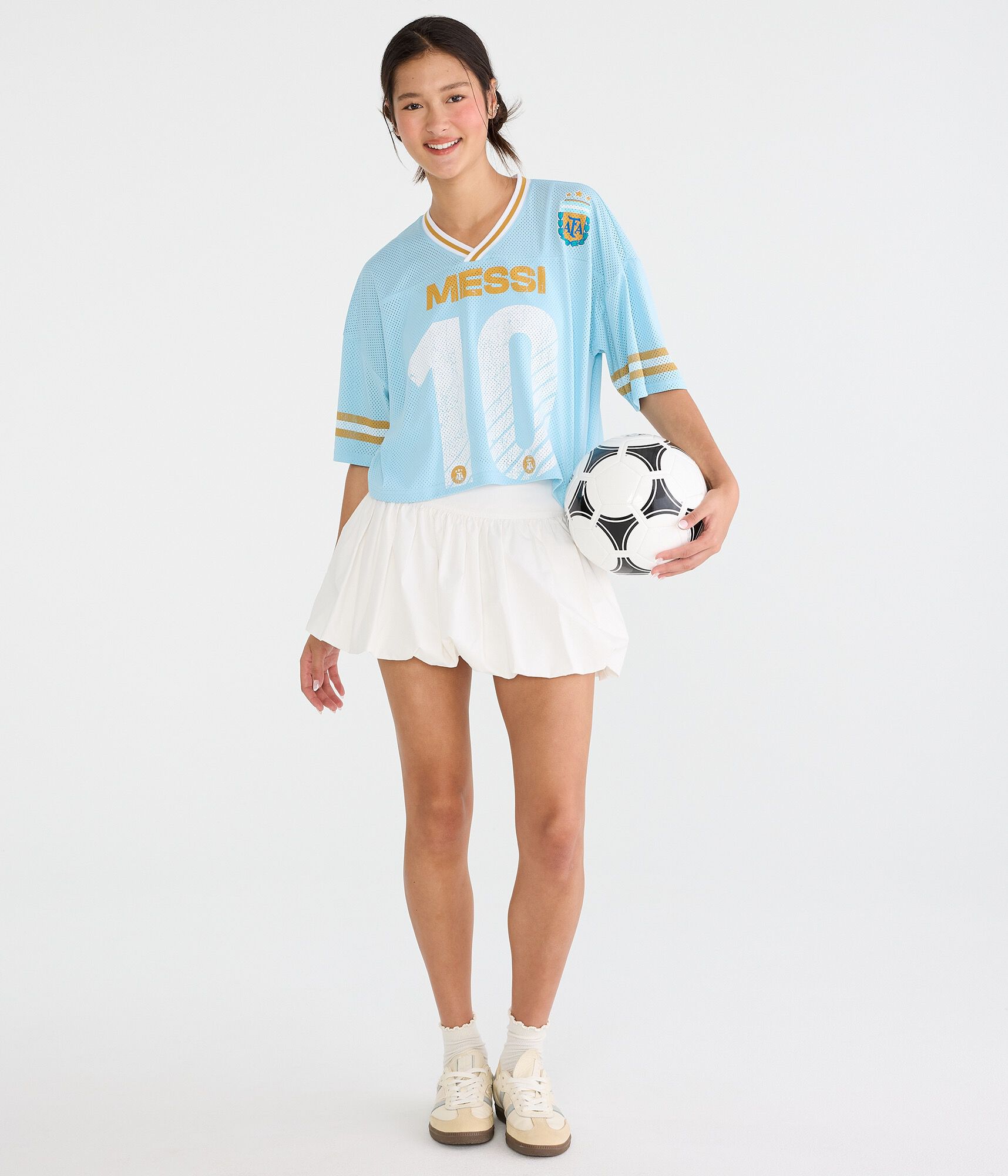 Messi 10 AFA Mesh V-Neck Jersey
