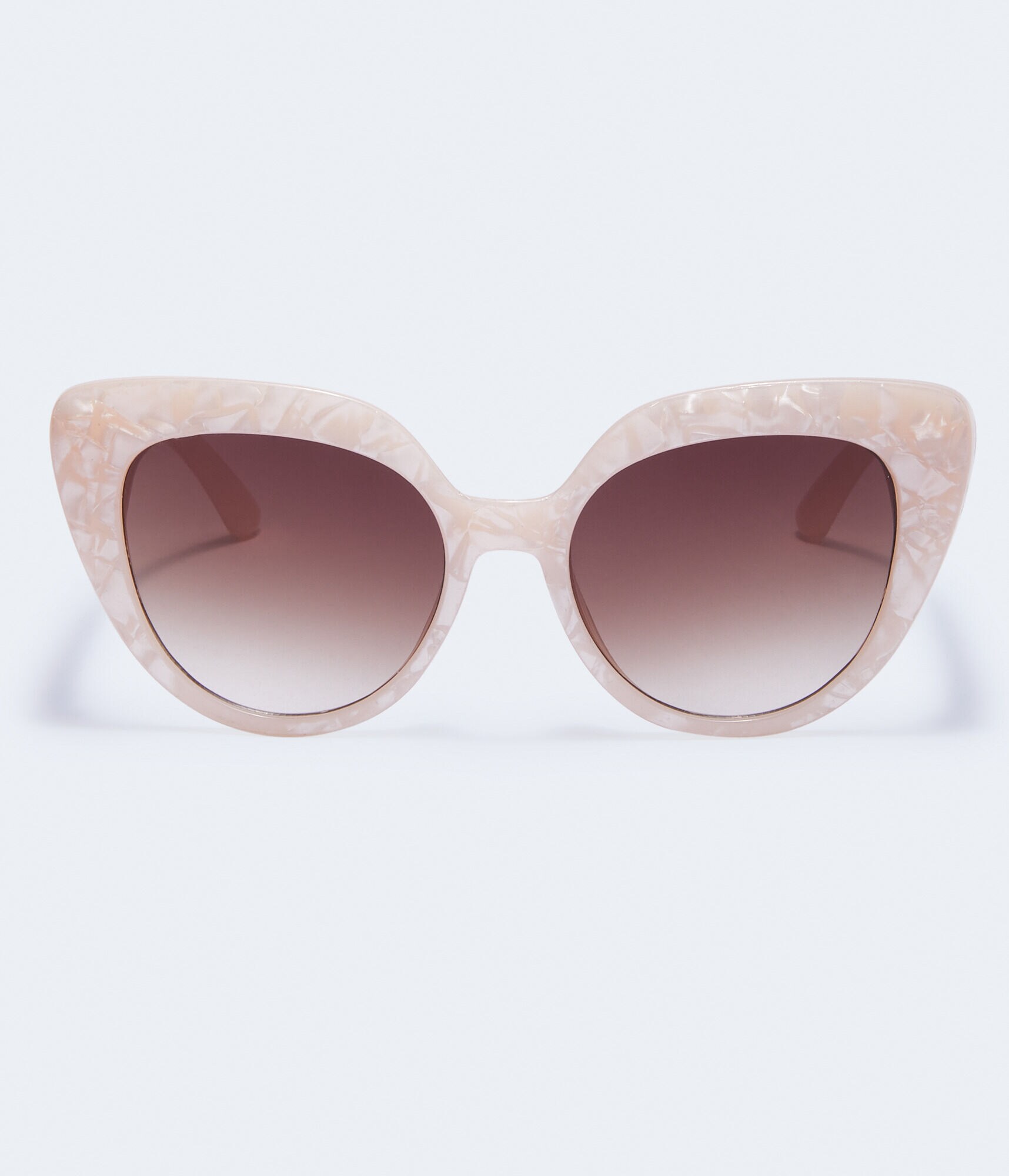 Large Pearlized Cateye Sunglasses
