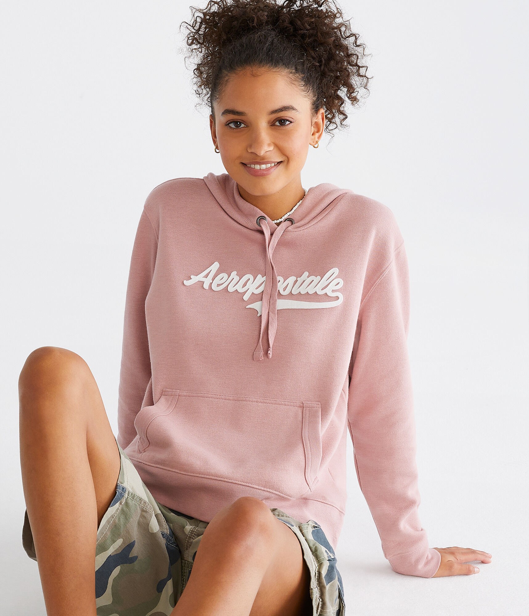 Aeropostale Script Pullover Hoodie