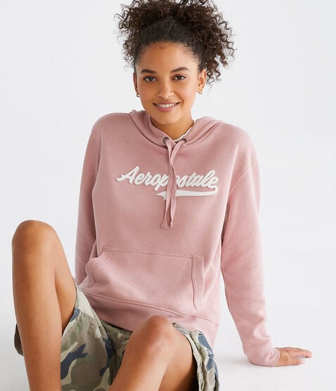 Aeropostale Script Pullover Hoodie Aeropostale Script Pullover Hoodie
