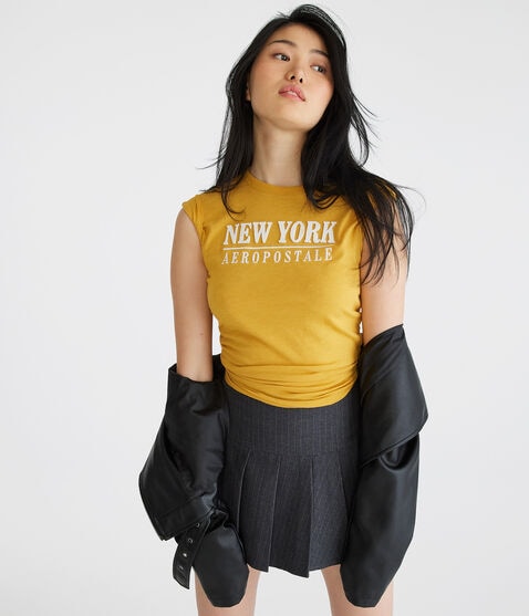 Aeropostale New York Appliqué Graphic Tee Aeropostale New York Appliqué Graphic Tee
