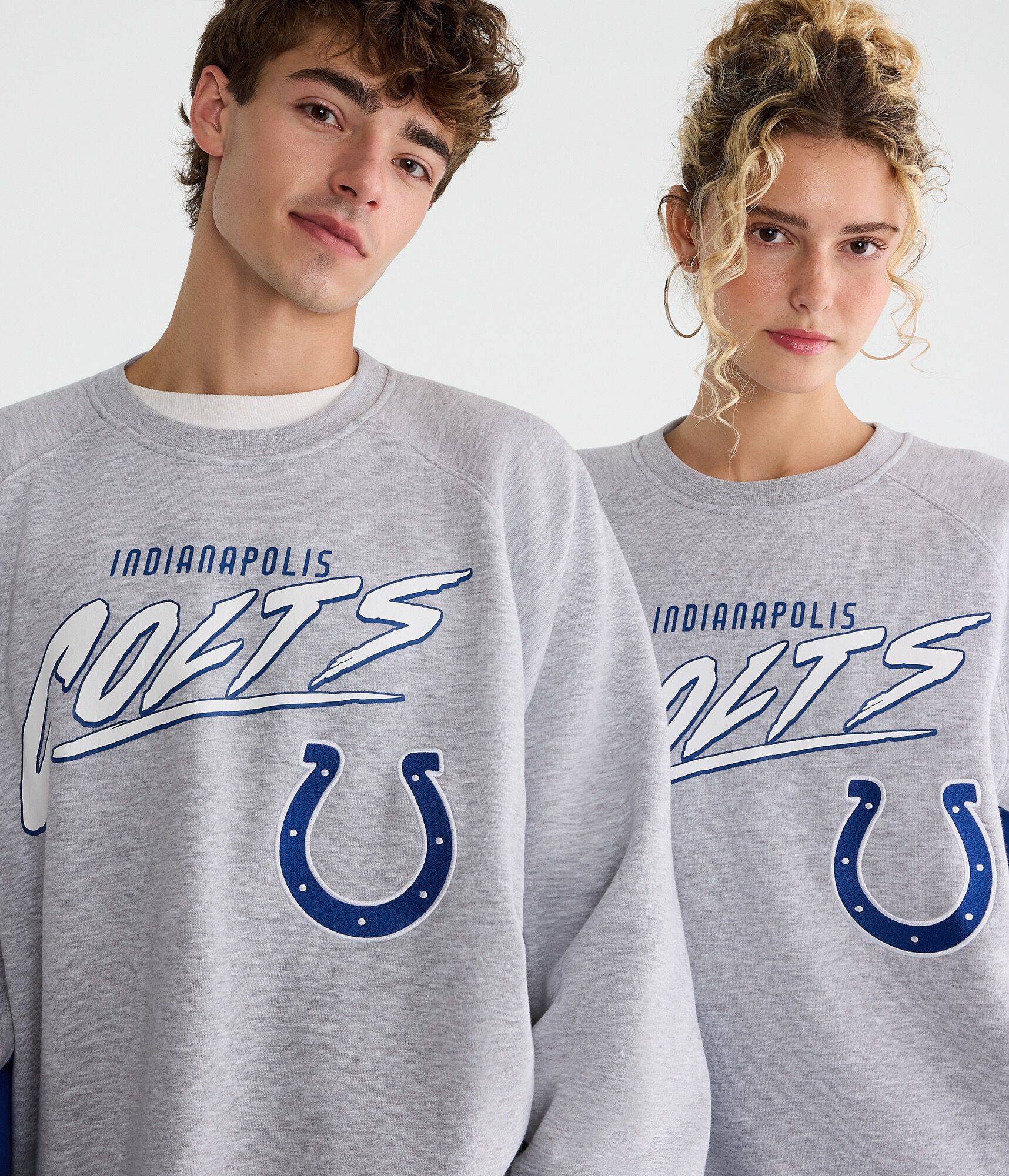 Indianapolis Colts Colorblock Crew Sweatshirt