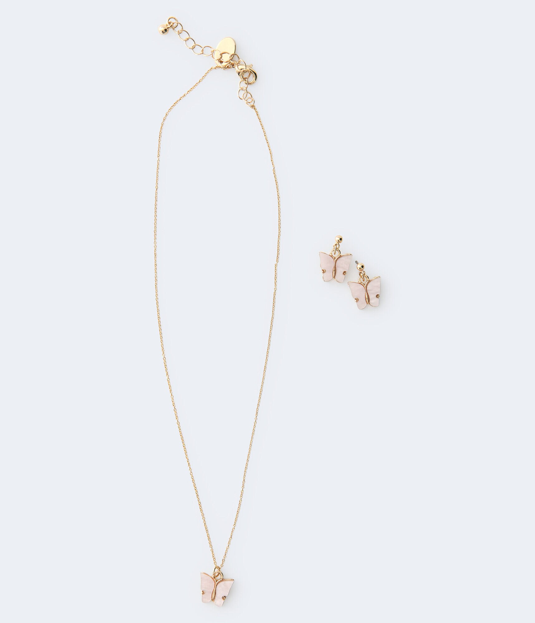 Butterfly Necklace &amp; Earrings Set