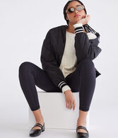 Cable Cropped Boat-Neck Sweater