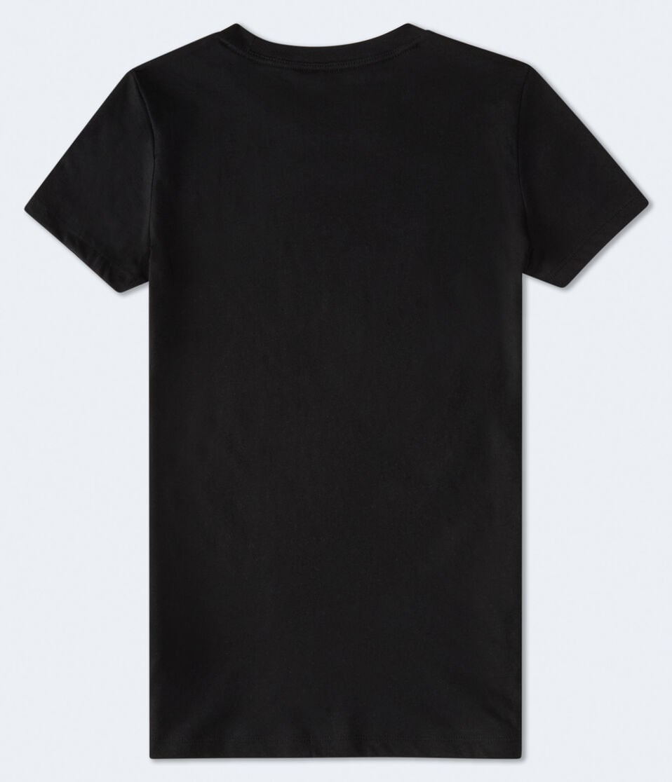 New York Aero Butterflies Flocked Graphic Tee