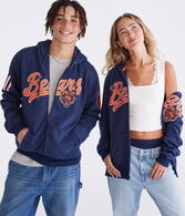 Chicago Bears Script Full-Zip Hoodie
