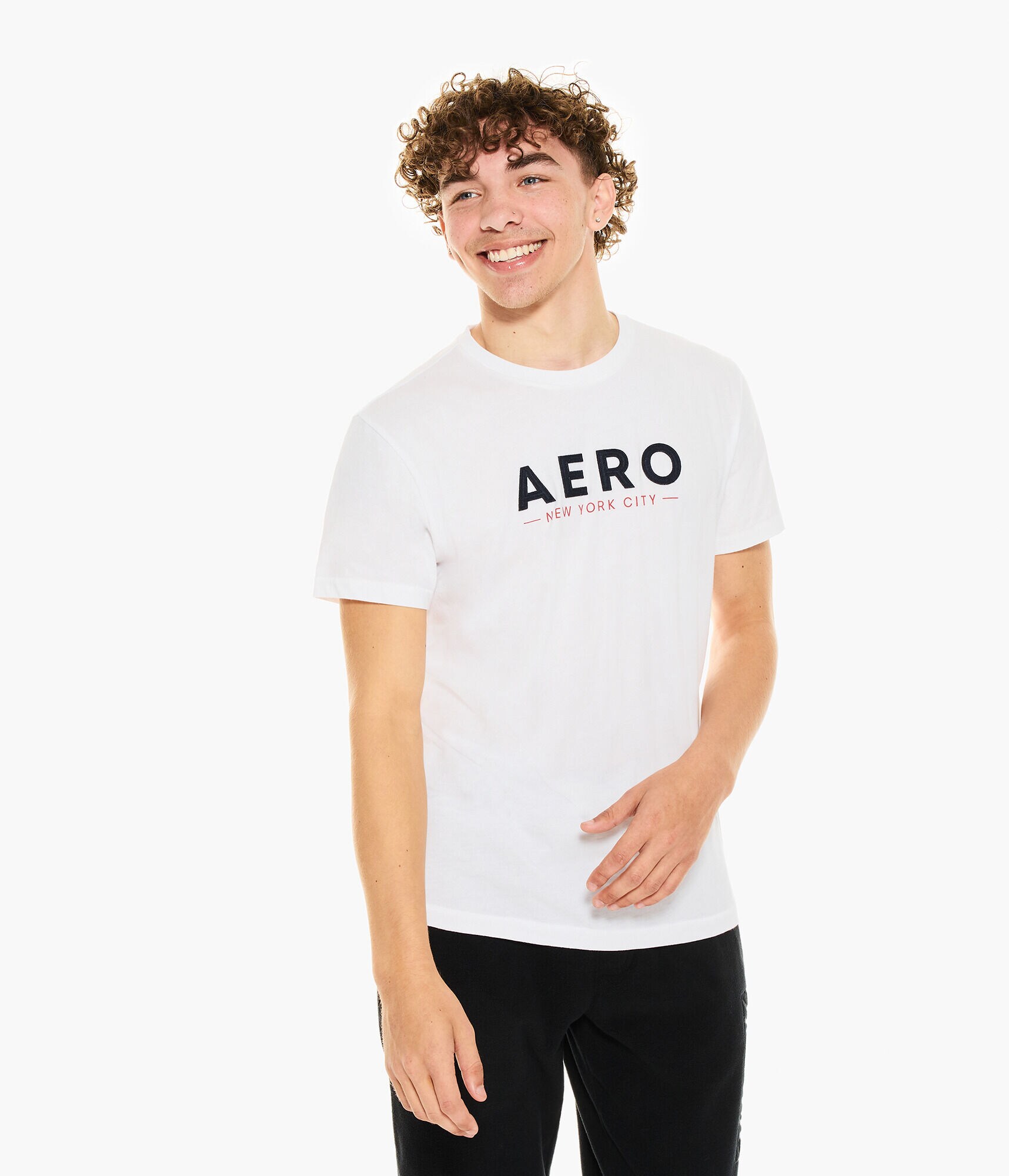 Aero New York City Appliqu&eacute; Graphic Tee