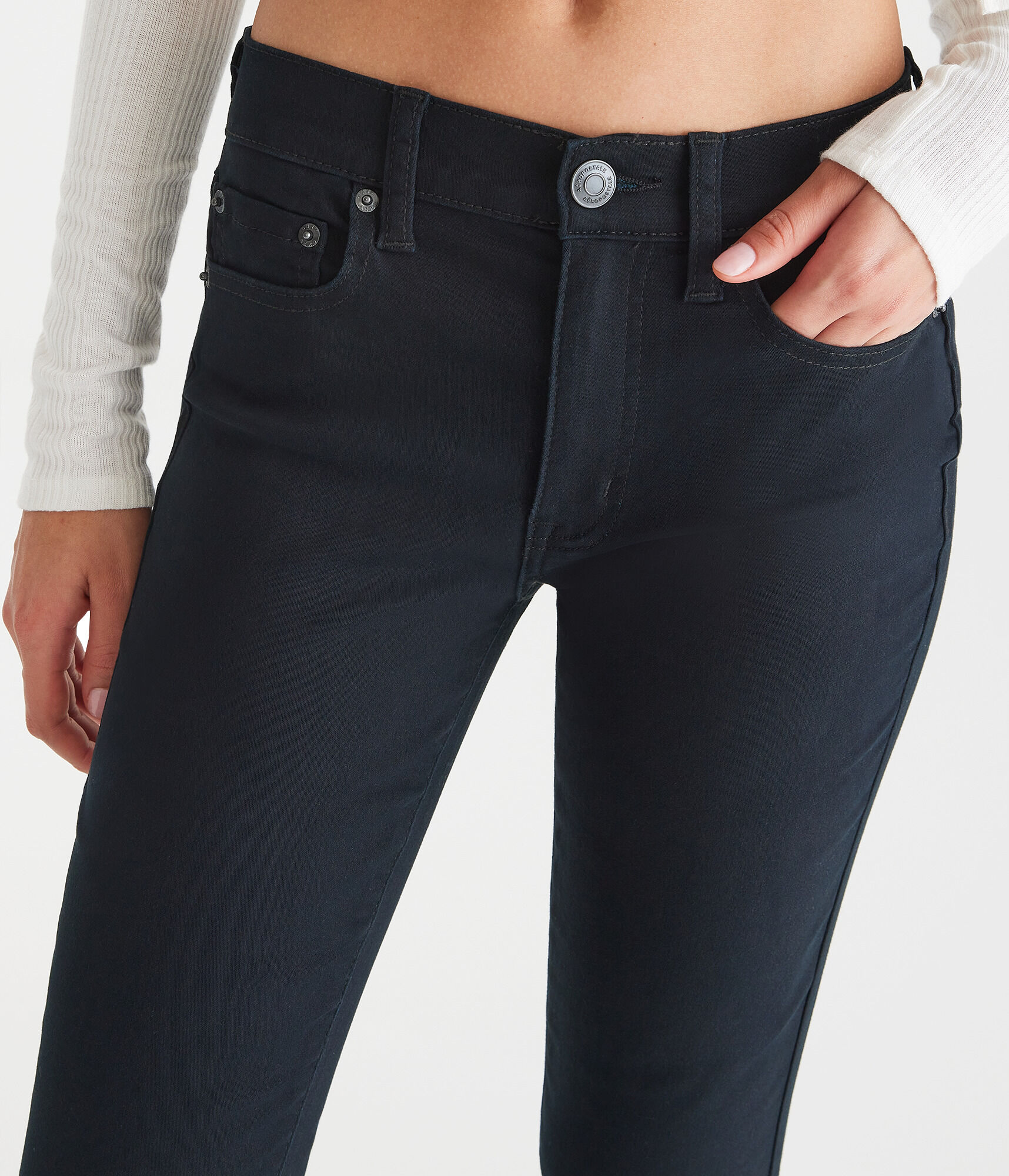 High-Rise Color Wash Jegging