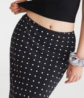 Polka Dot Midi Skirt