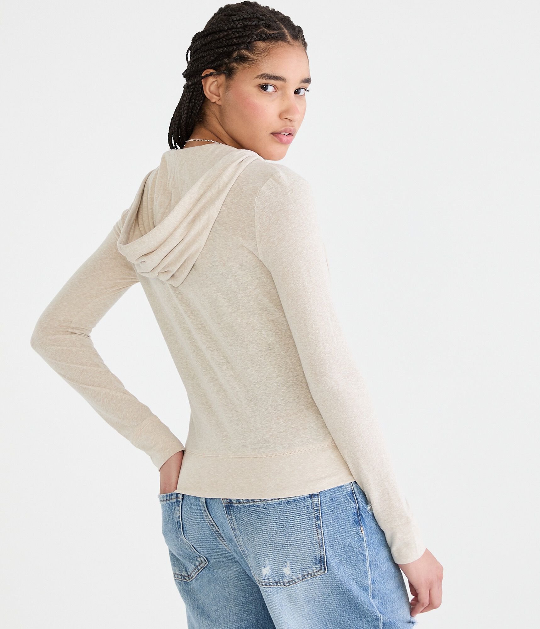 Lightweight Full-Zip Hoodie