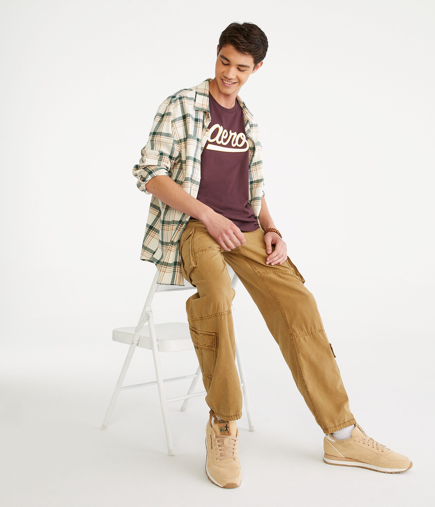 Aero Script Appliqu&eacute; Graphic Tee