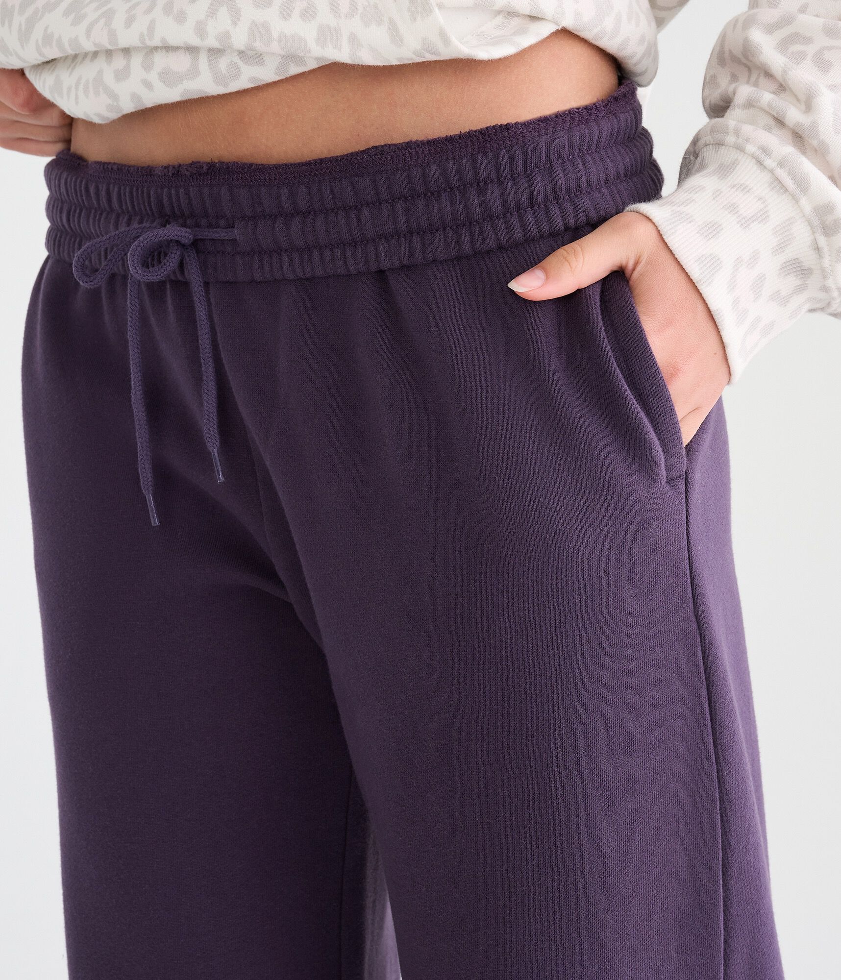 Cloud Soft Mid-Rise Wide Leg Sweatpants