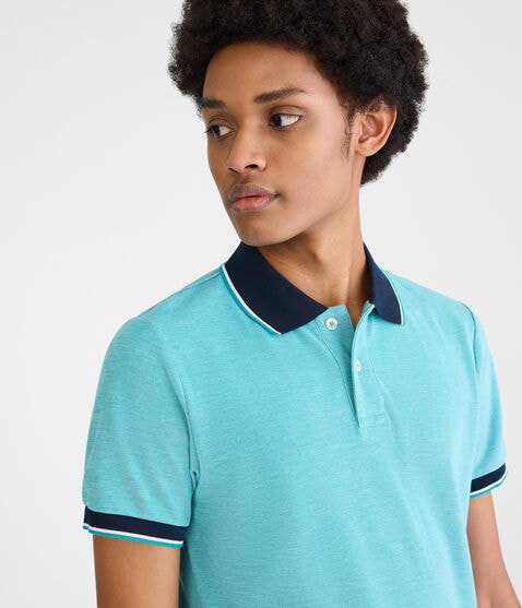 Contrast Tipped Piqué Polo Contrast Tipped Piqué Polo