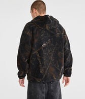 Forest Camo Sherpa Fleece Full-Zip Hoodie