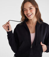 Cropped Full-Zip Hoodie