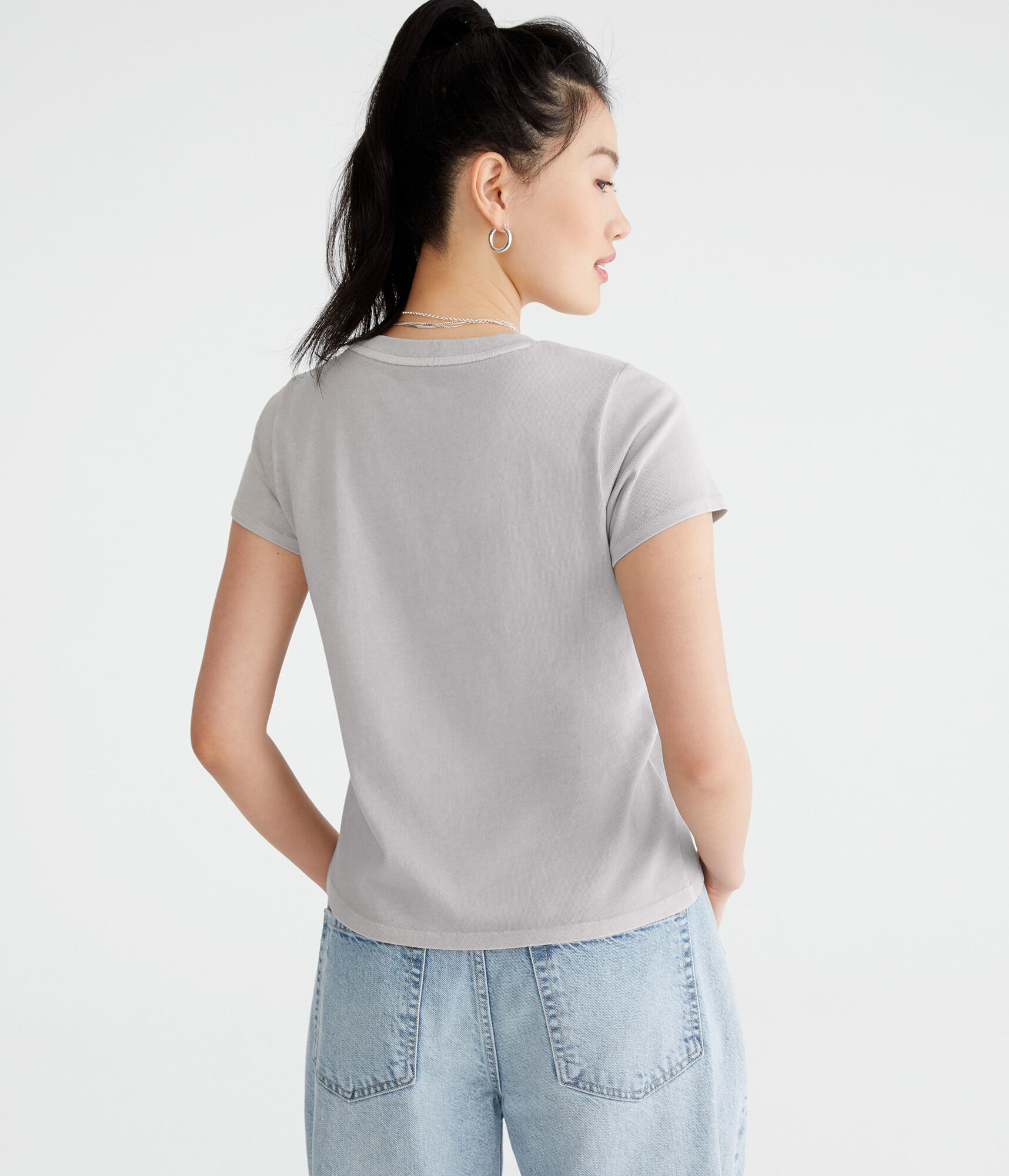 Washed Vintage Fit Crew Tee