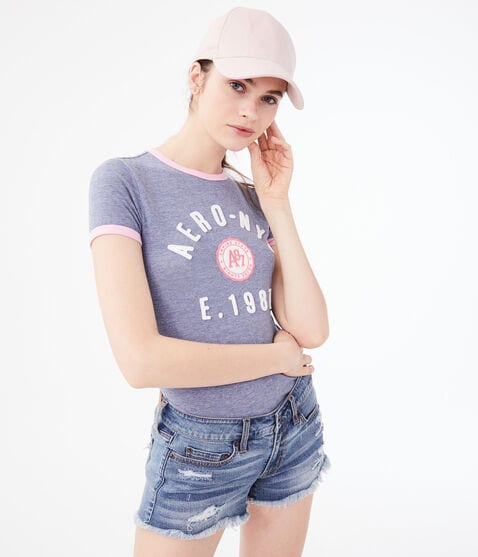 Aero NYC Ringer Graphic Tee Aero NYC Ringer Graphic Tee