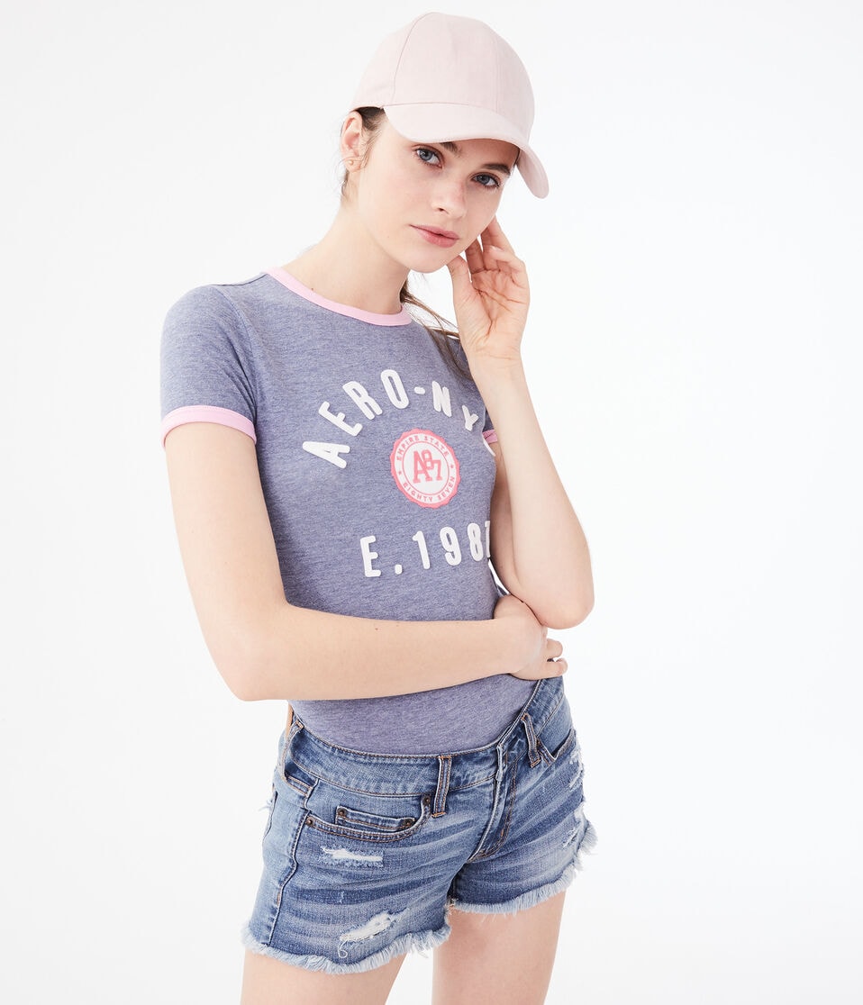 Aero NYC Ringer Graphic Tee