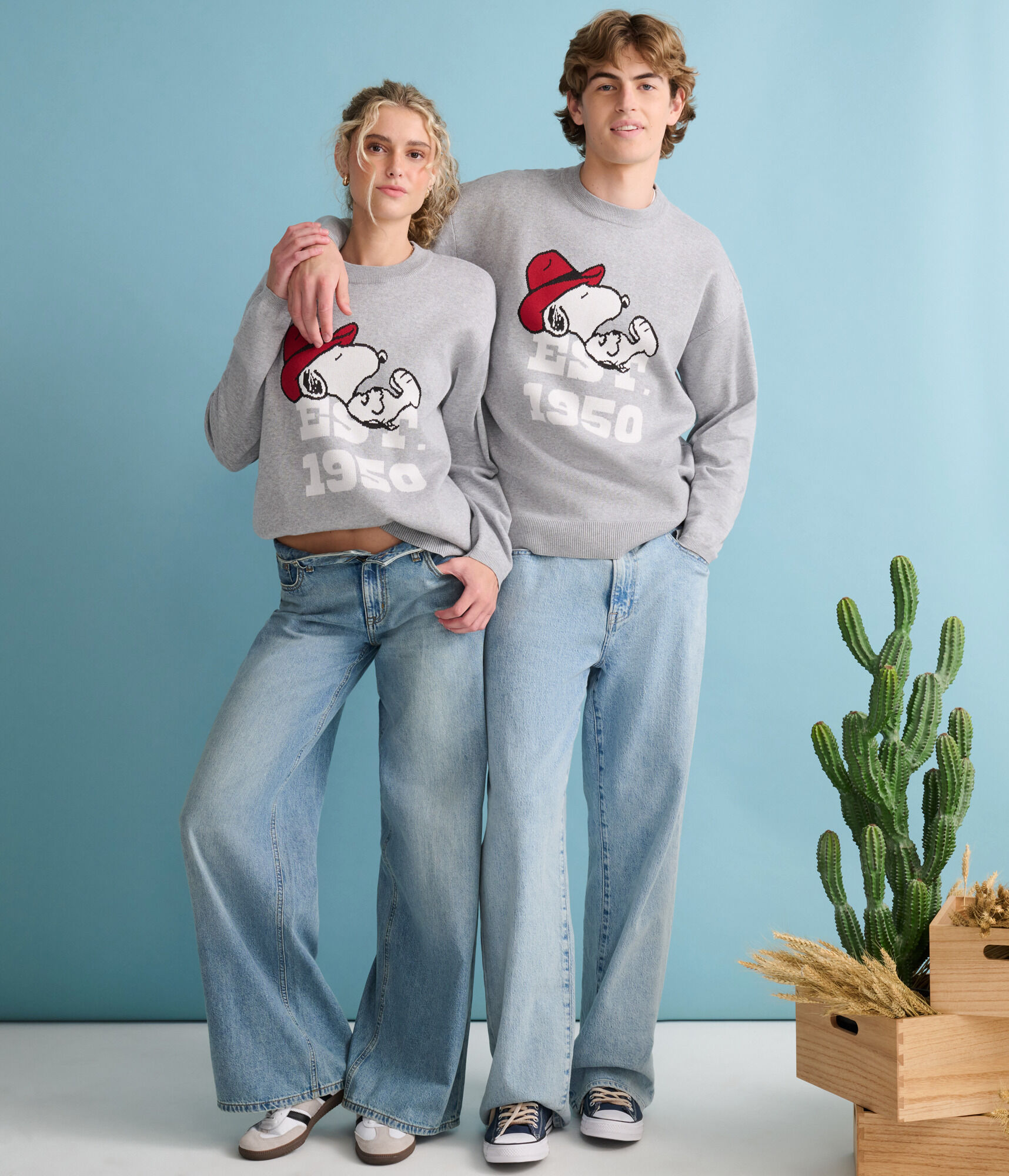 Peanuts® | Aéropostale Western Snoopy 1950 Crew Sweater