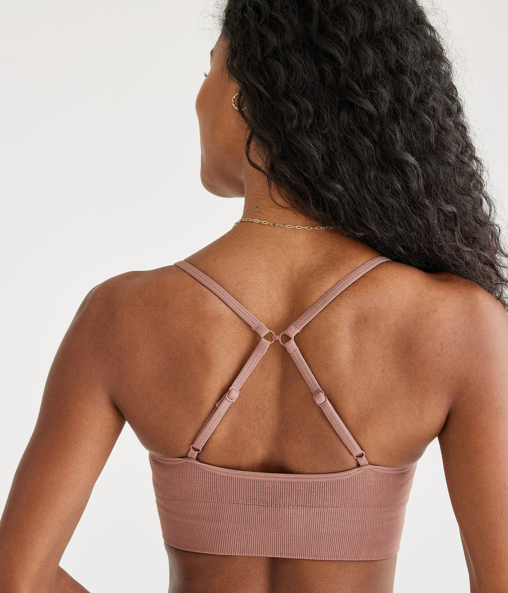 Wear 2 Ways Seamless Ribbed Bralette