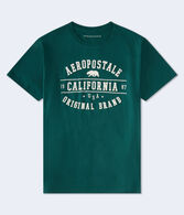 Aeropostale Cali Bear Appliqué Graphic Tee