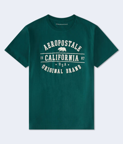 Aeropostale Cali Bear Appliqué Graphic Tee Aeropostale Cali Bear Appliqué Graphic Tee
