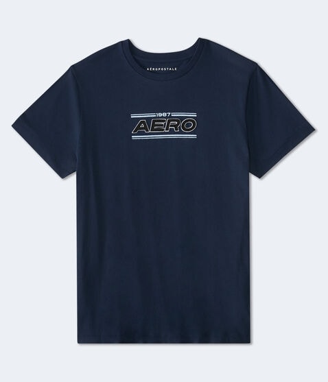 Aero 1987 Appliqué Graphic Tee Aero 1987 Appliqué Graphic Tee